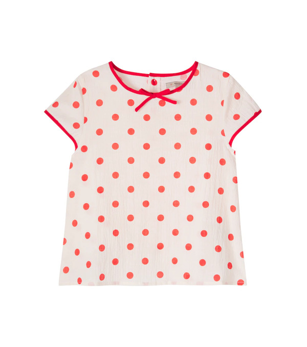  Konges Slojd Konges Slã¸jd Vivo Polka-dot Cotton Top 