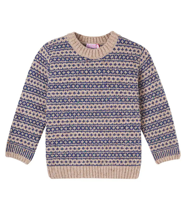  La Coqueta La Coqueta Austen Fair Isle Wool-blend Sweater 