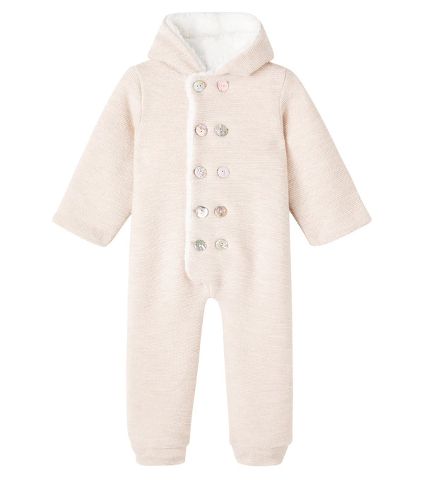  La Coqueta La Coqueta Baby Alejo Wool Snowsuit 