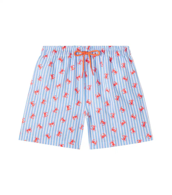  La Coqueta La Coqueta Bravo Printed Striped Swim Trunks 
