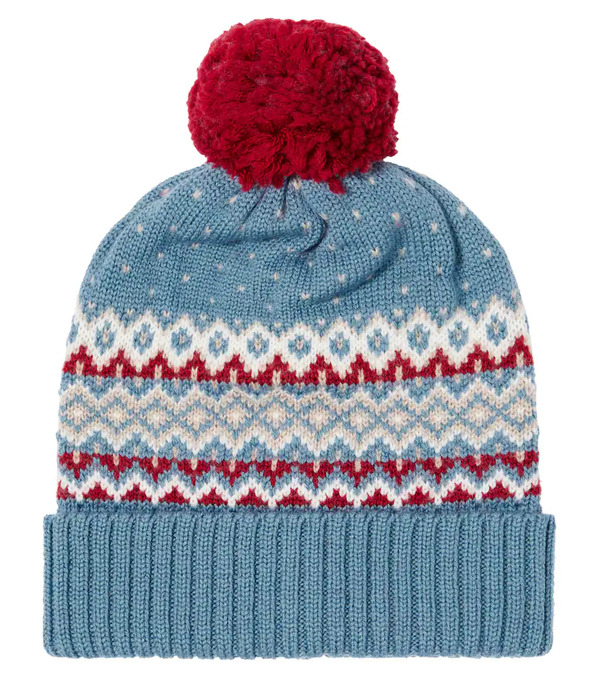  La Coqueta La Coqueta Fair Isle Intarsia Wool Beanie 