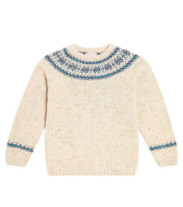  La Coqueta La Coqueta Fair Isle Wool-blend Intarsia Sweater 