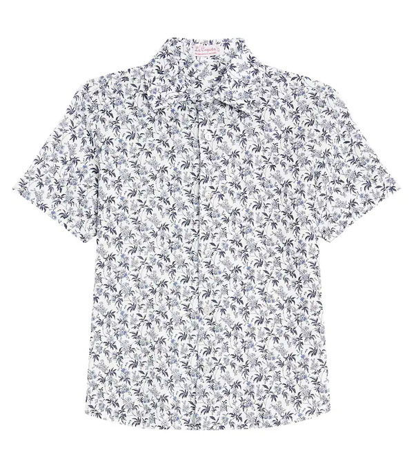  La Coqueta La Coqueta Francisco Floral Linen-blend Shirt 