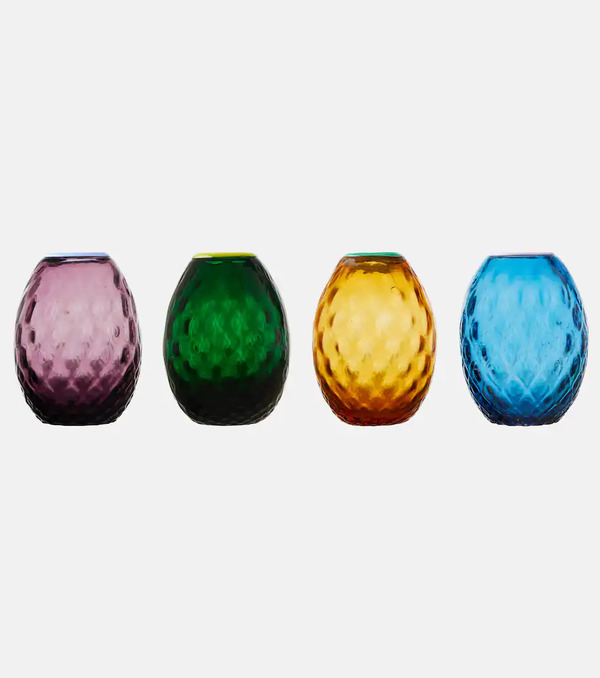  La Doublej La Doublej Baby Egg Set Of 4 Glass Vases 