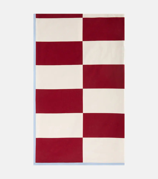  La Doublej La Doublej Contrada Bordeaux Medium Linen Tablecloth 