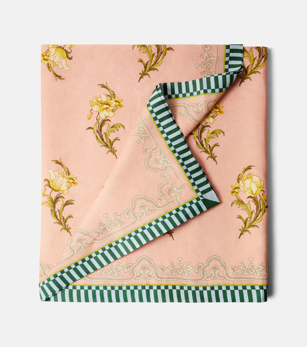  La Doublej La Doublej Nymph Bloom Large Linen Tablecloth 