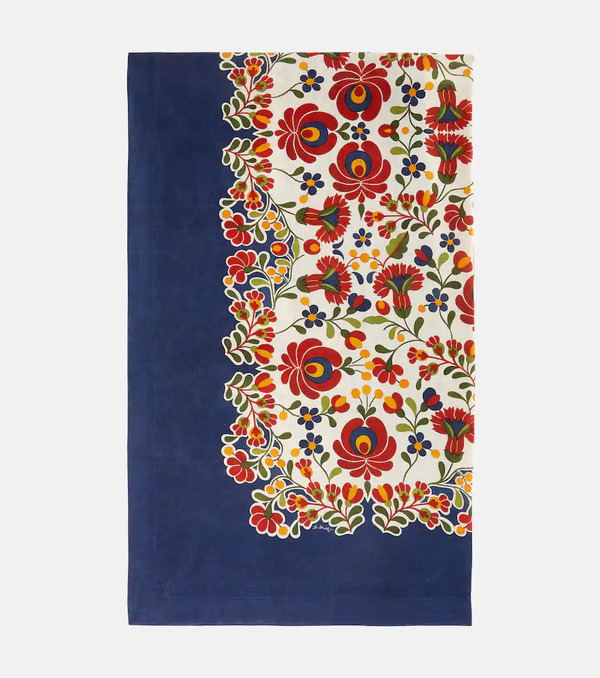  La Doublej La Doublej Windflower Placã©e Linen Tablecloth 