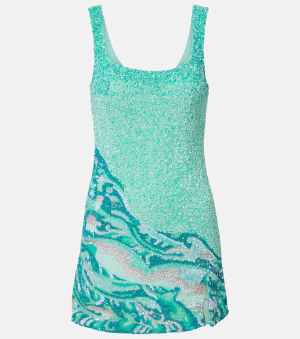  La Fuori Lã  Fuori Sea Embroidered Minidress 