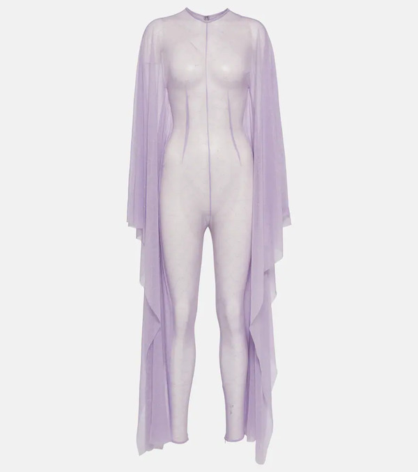  Laquan Smith Laquan Smith Chiffon Jumpsuit 