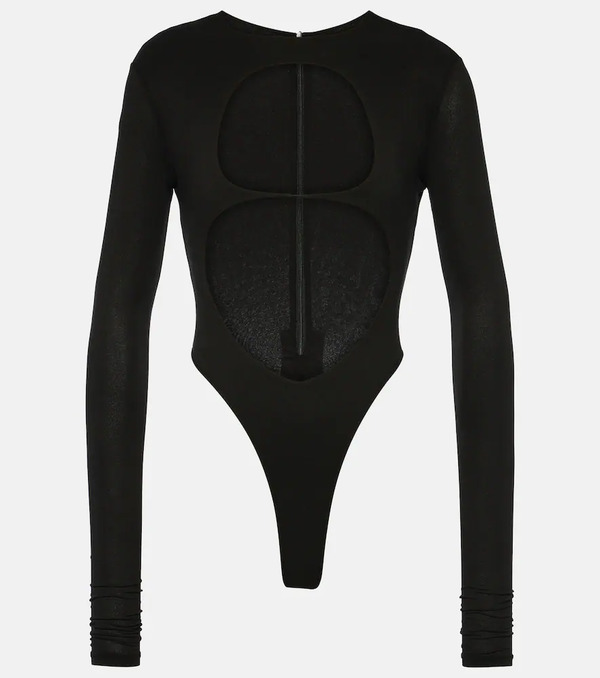  Laquan Smith Laquan Smith Cutout Bodysuit 