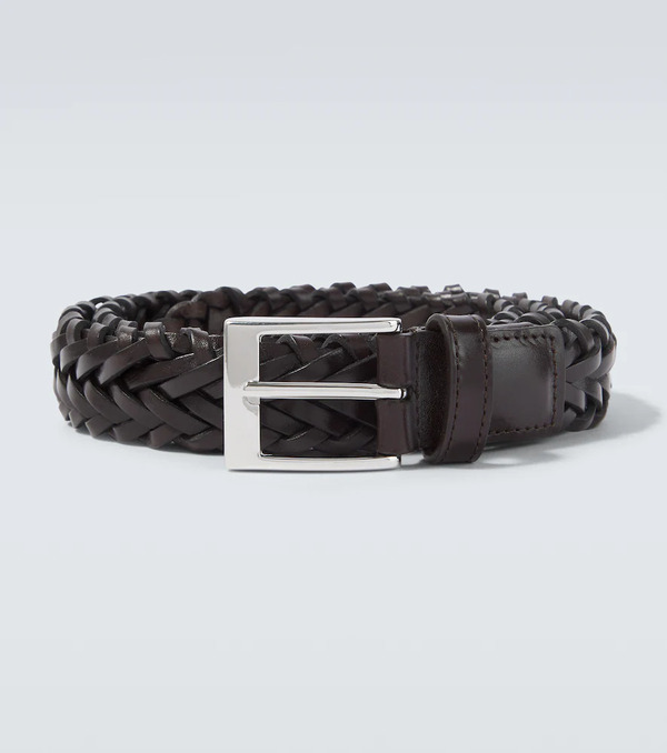  Lardini Lardini Braided Leather Belt 
