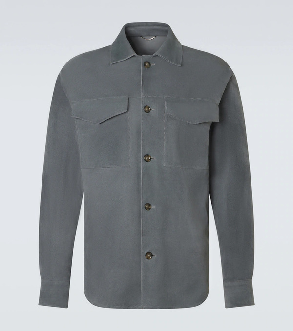  Lardini Lardini Suede Overshirt 