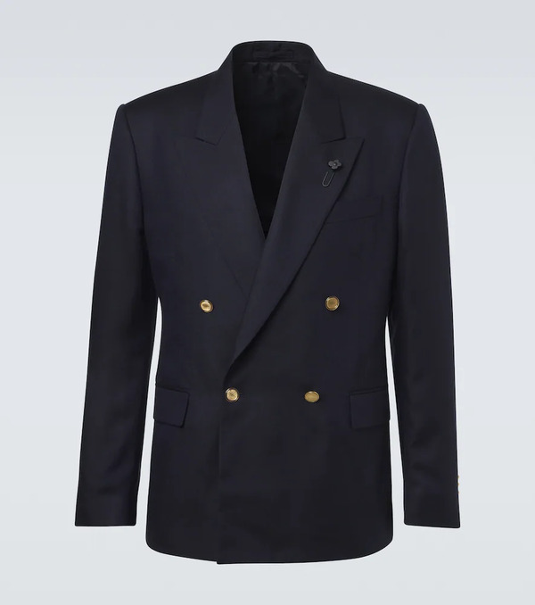  Lardini Lardini Wool, Cashmere, And Silk Blazer 