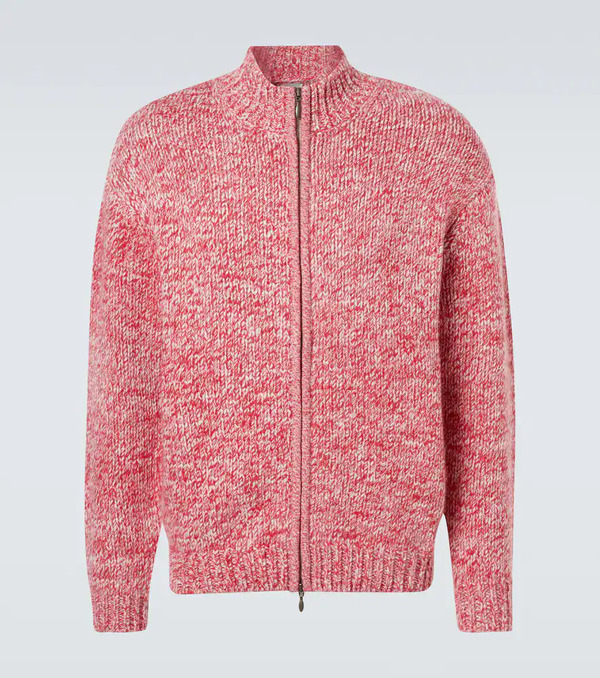  Le Kasha Le Kasha Lamdu Cashmere Zip-up Sweater 