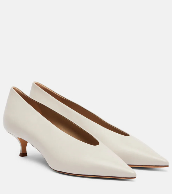  Le Monde Beryl Le Monde Bã©ryl Babouche Leather Pumps 