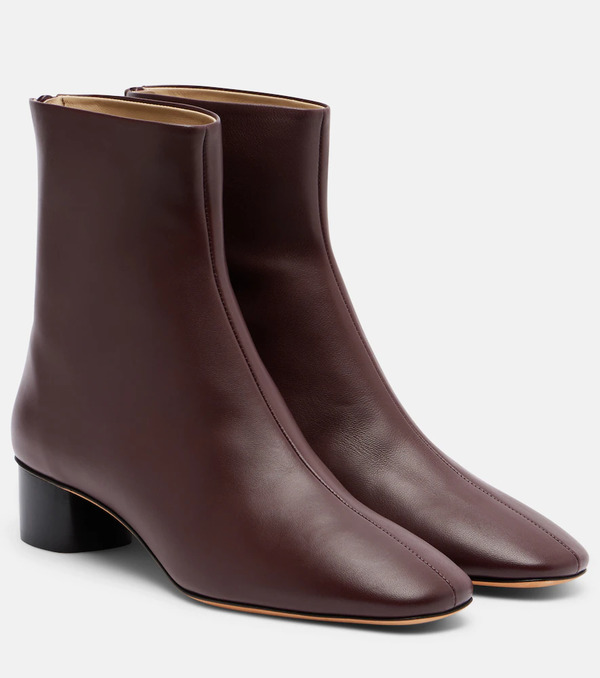  Le Monde Beryl Le Monde Bã©ryl Carole Leather Ankle Boots 