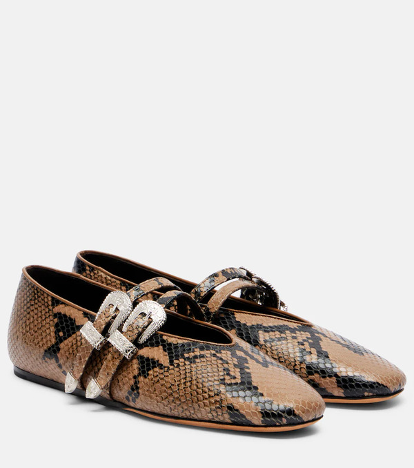  Le Monde Beryl Le Monde Bã©ryl Classic Claudia Leather Mary Jane Flats 