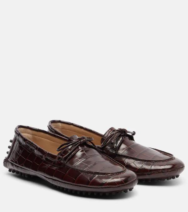  Le Monde Beryl Le Monde Bã©ryl Croc-effect Driving Shoes 