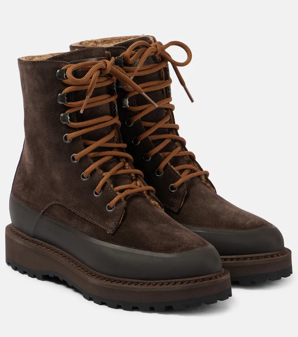  Le Monde Beryl Le Monde Bã©ryl Dolomite Suede Lace-up Boots 