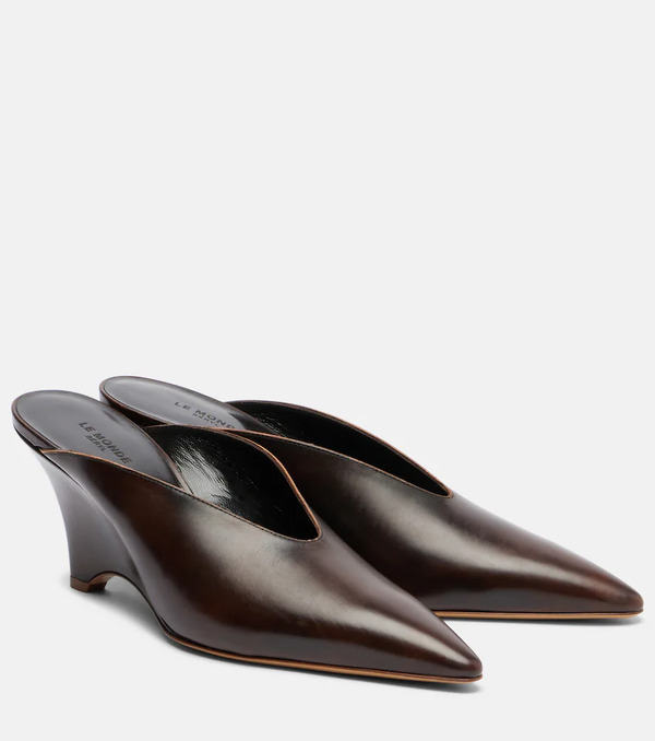  Le Monde Beryl Le Monde Bã©ryl Victoria 70 Leather Wedges 
