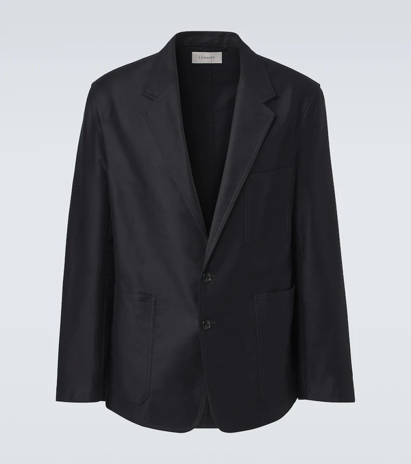  Lemaire Lemaire Cotton Satin Suit Jacket 