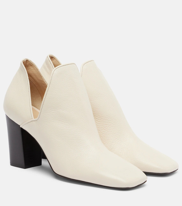  Lemaire Lemaire D'orsay 80 Leather Pumps 