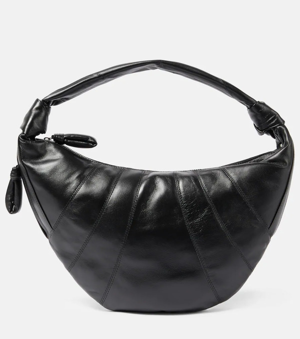  Lemaire Lemaire Fortune Croissant Leather Shoulder Bag 