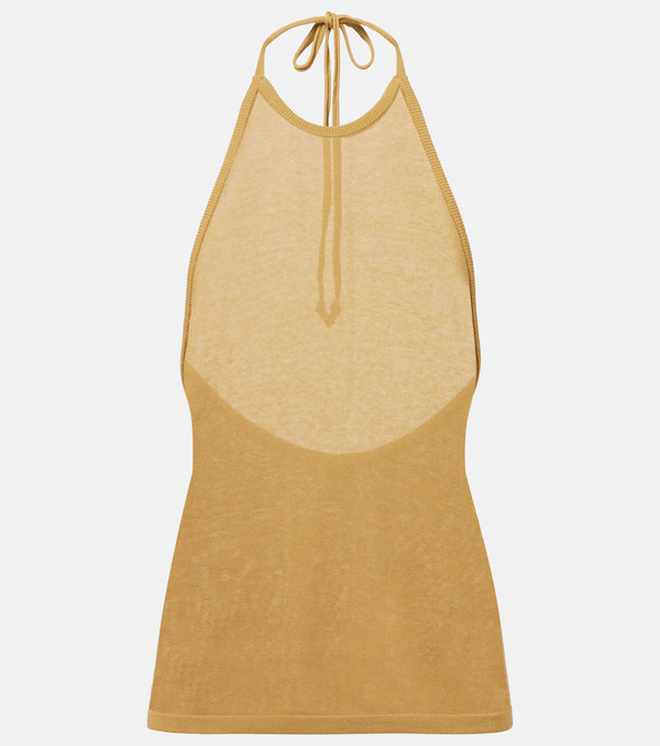  Lemaire Lemaire Knitted Halterneck Cotton Top 