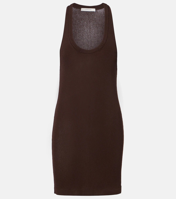  Lemaire Lemaire Ribbed Crãªpe Minidress 