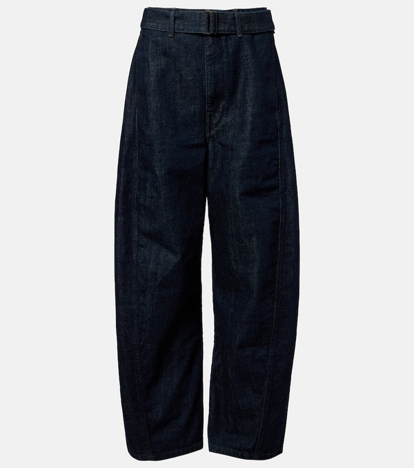  Lemaire Lemaire Twisted Belted Barrel-leg Jeans 