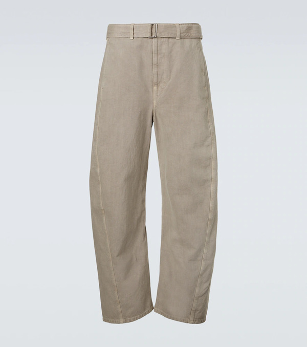  Lemaire Lemaire Twisted Belted Cotton Twill Pants 