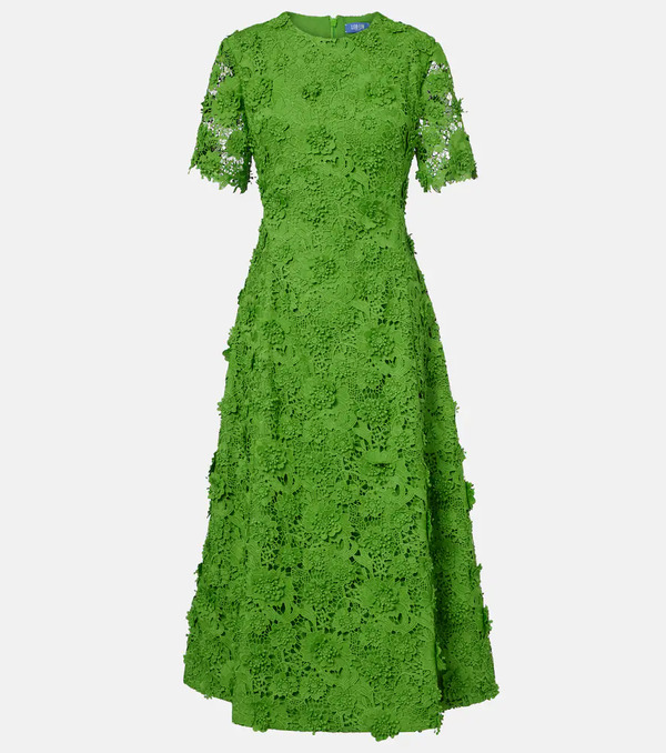  Leo Lin Leo Lin Caroline Lace Midi Dress 