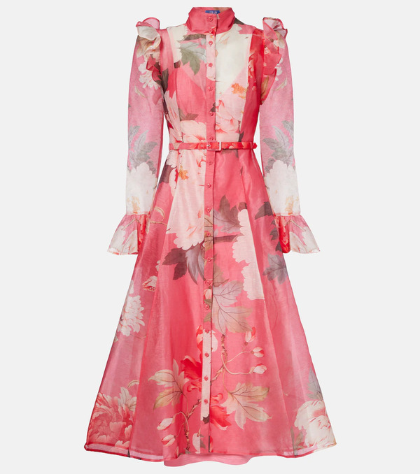  Leo Lin Leo Lin Katrina Floral Midi Dress 