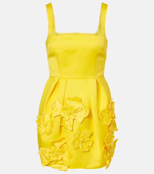  Leo Lin Leo Lin Piper Floral-appliquã© Minidress 