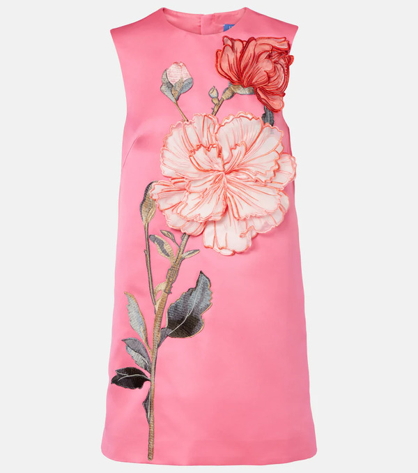  Leo Lin Leo Lin Yvonne Embroidered Minidress 