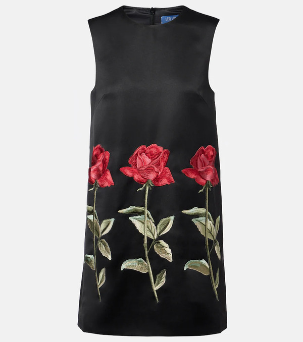  Leo Lin Leo Lin Yvonne Floral Embroidered Minidress 