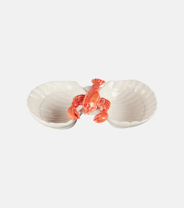  Les-ottomans Les-ottomans Lobster Ceramic Appetizer Plate 