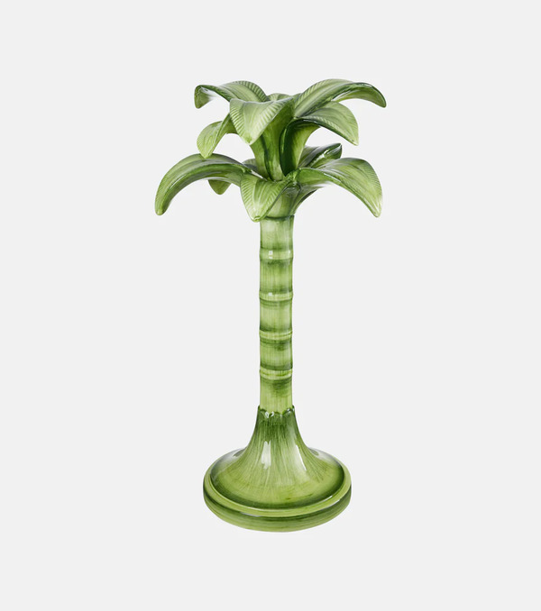  Les-ottomans Les-ottomans Palm Large Ceramic Candle Holder 