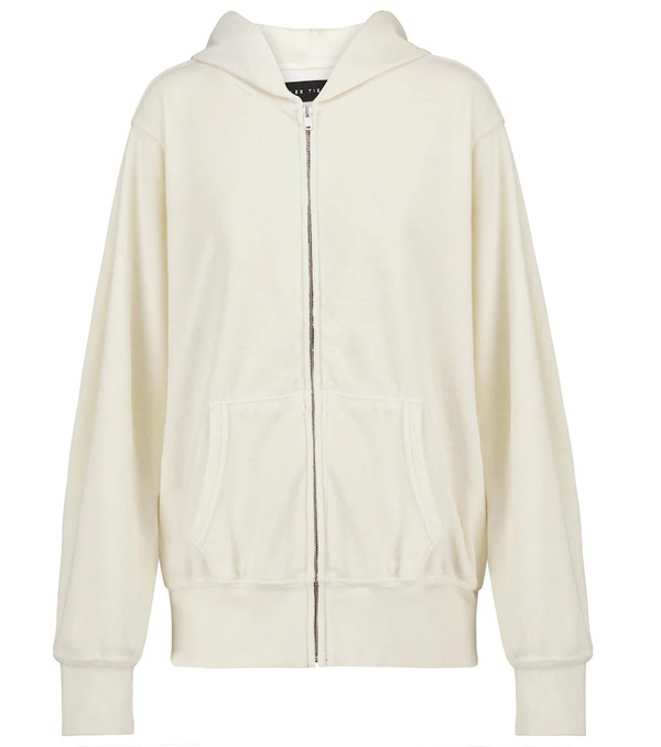  Les Tien Les Tien Velour Hoodie 