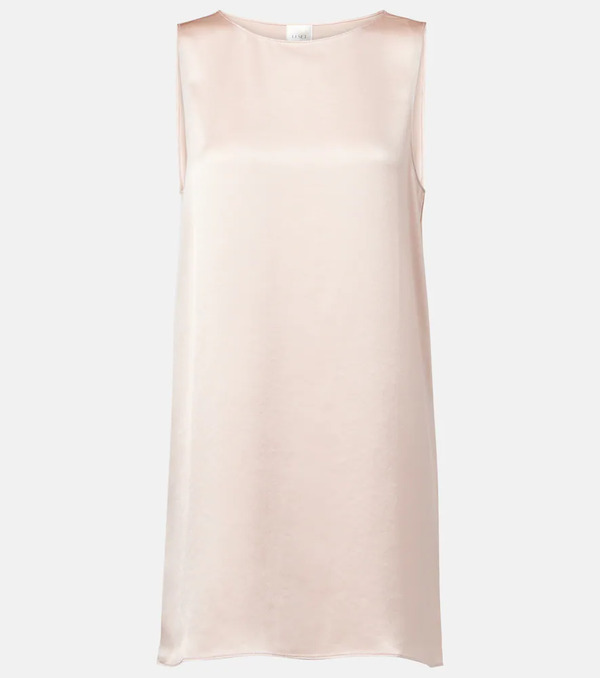  Leset Leset Barb Satin Minidress 