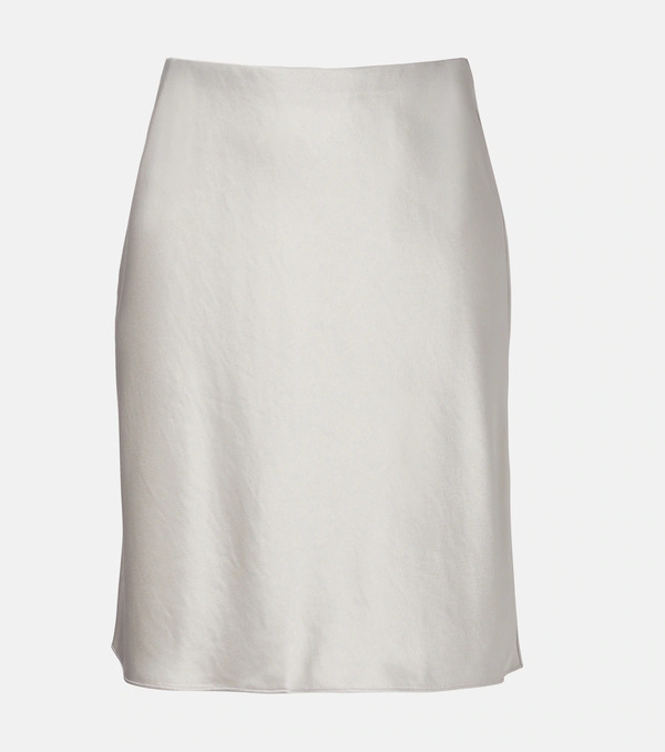  Leset Leset Barb Satin Miniskirt 