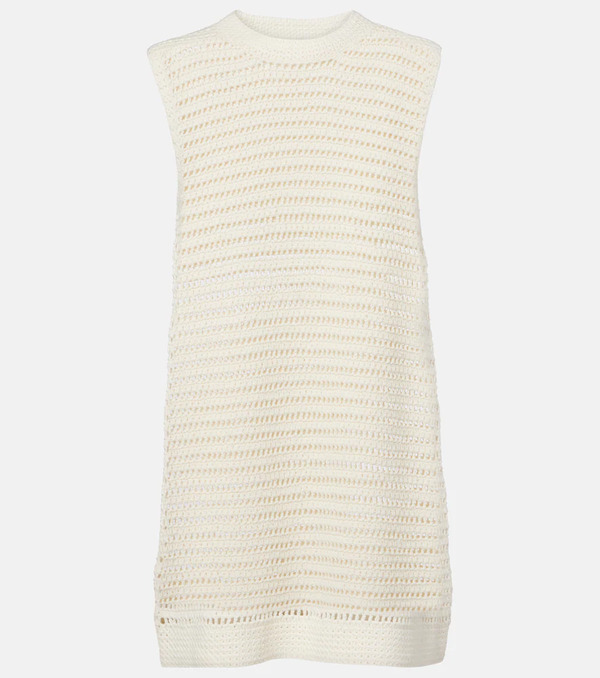  Leset Leset Lucy Crochet Cotton Minidress 