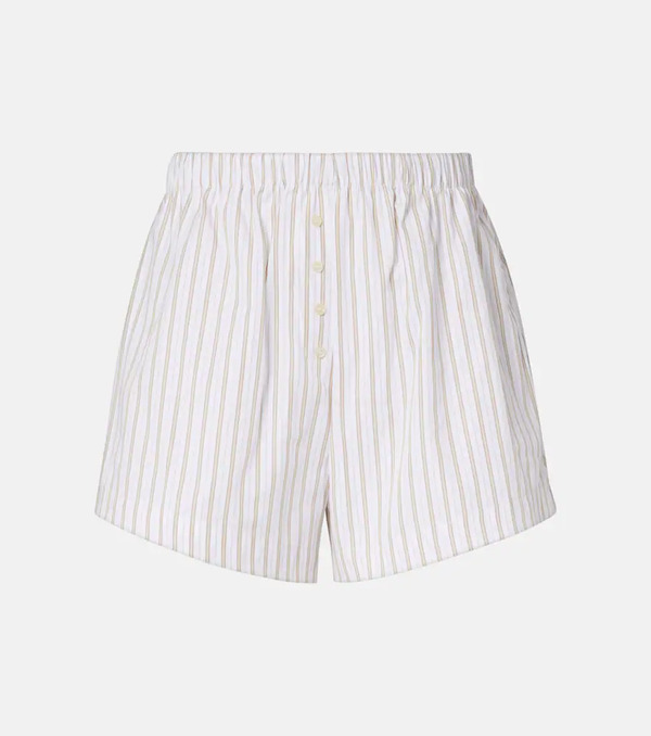  Leset Leset Yoshi Striped Cotton-blend Twill Boxers 