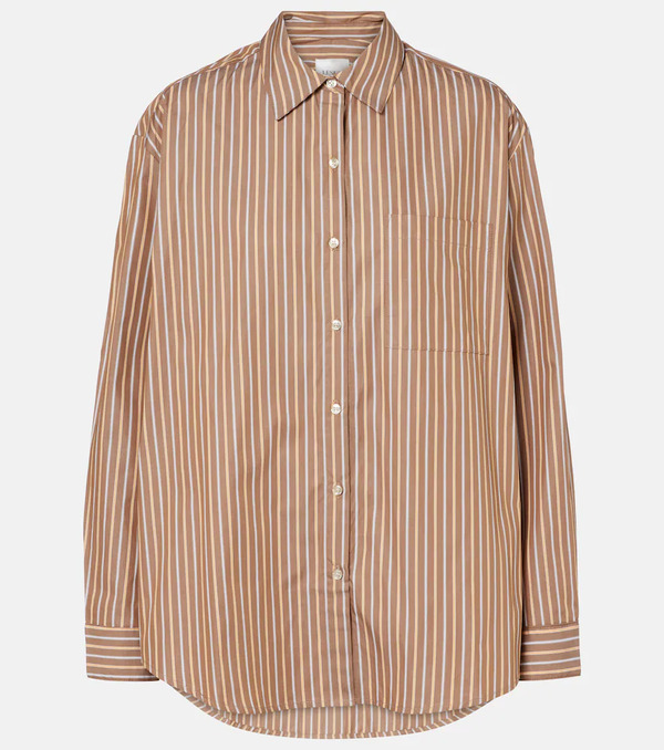  Leset Leset Yoshi Striped Cotton-blend Twill Shirt 