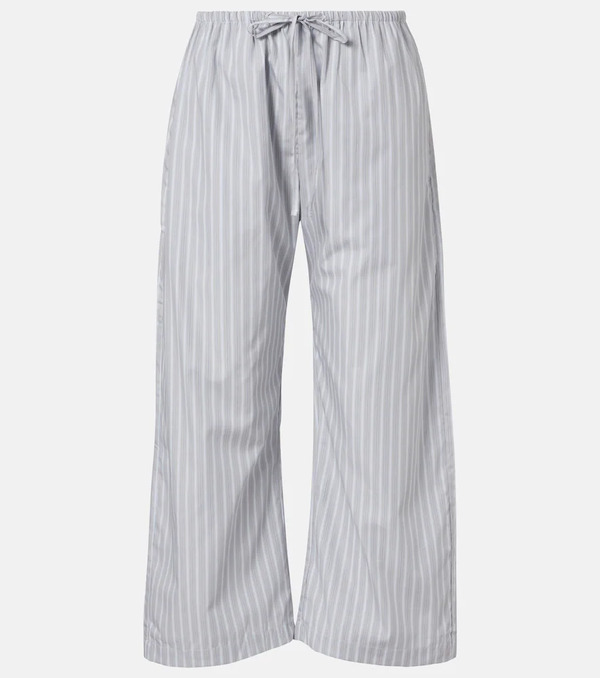  Leset Leset Yoshi Striped Cotton-blend Wide-leg Pants 