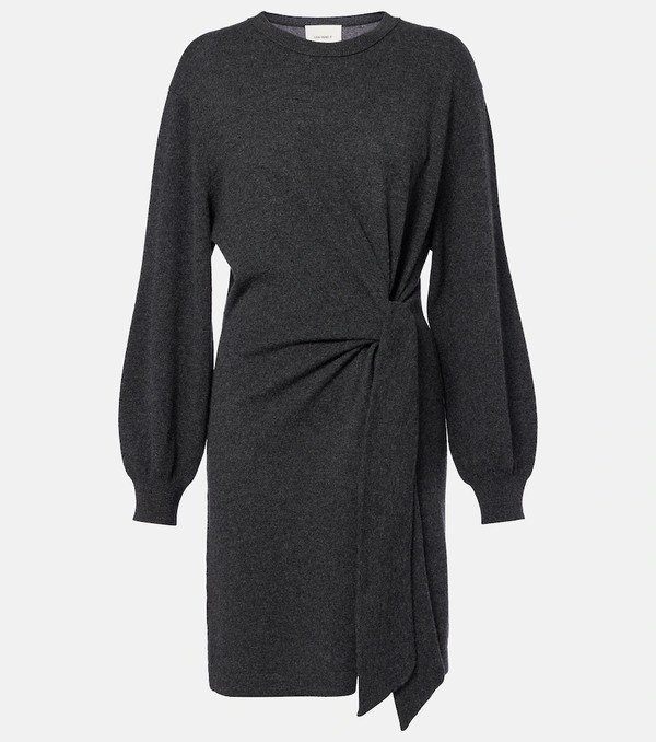  Lisa Yang Lisa Yang Abrielle Gathered Cashmere Sweater Dress 