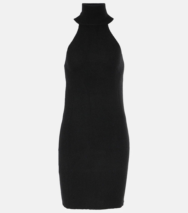  Lisa Yang Lisa Yang Carmen Ribbed-knit Cashmere Minidress 