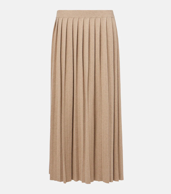  Lisa Yang Lisa Yang Minda Cotton And Cashmere Midi Skirt 