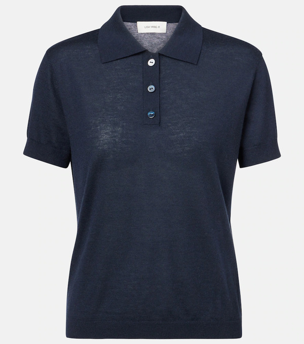  Lisa Yang Lisa Yang Nai Knitted Cashmere Polo Shirt 