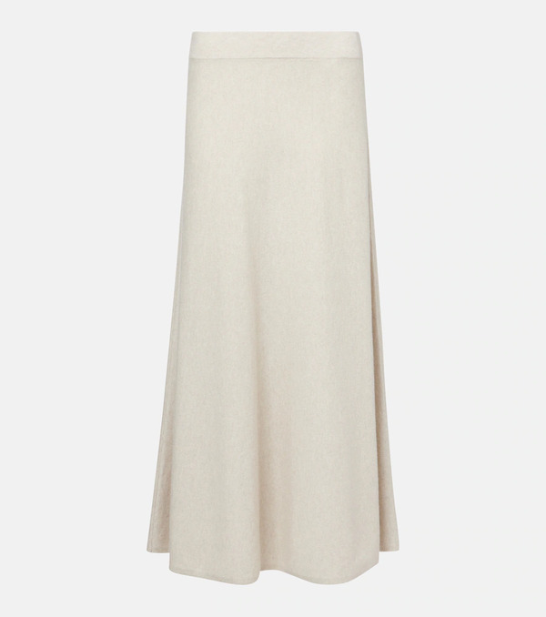  Lisa Yang Lisa Yang Torie High-rise Cashmere Maxi Skirt 